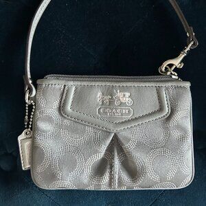 Grey Coach Wristlet